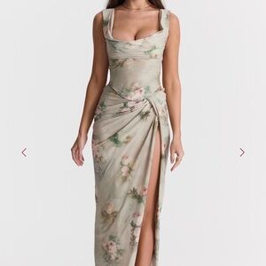 House of CB vintage floral corset and skirt set size small and medium